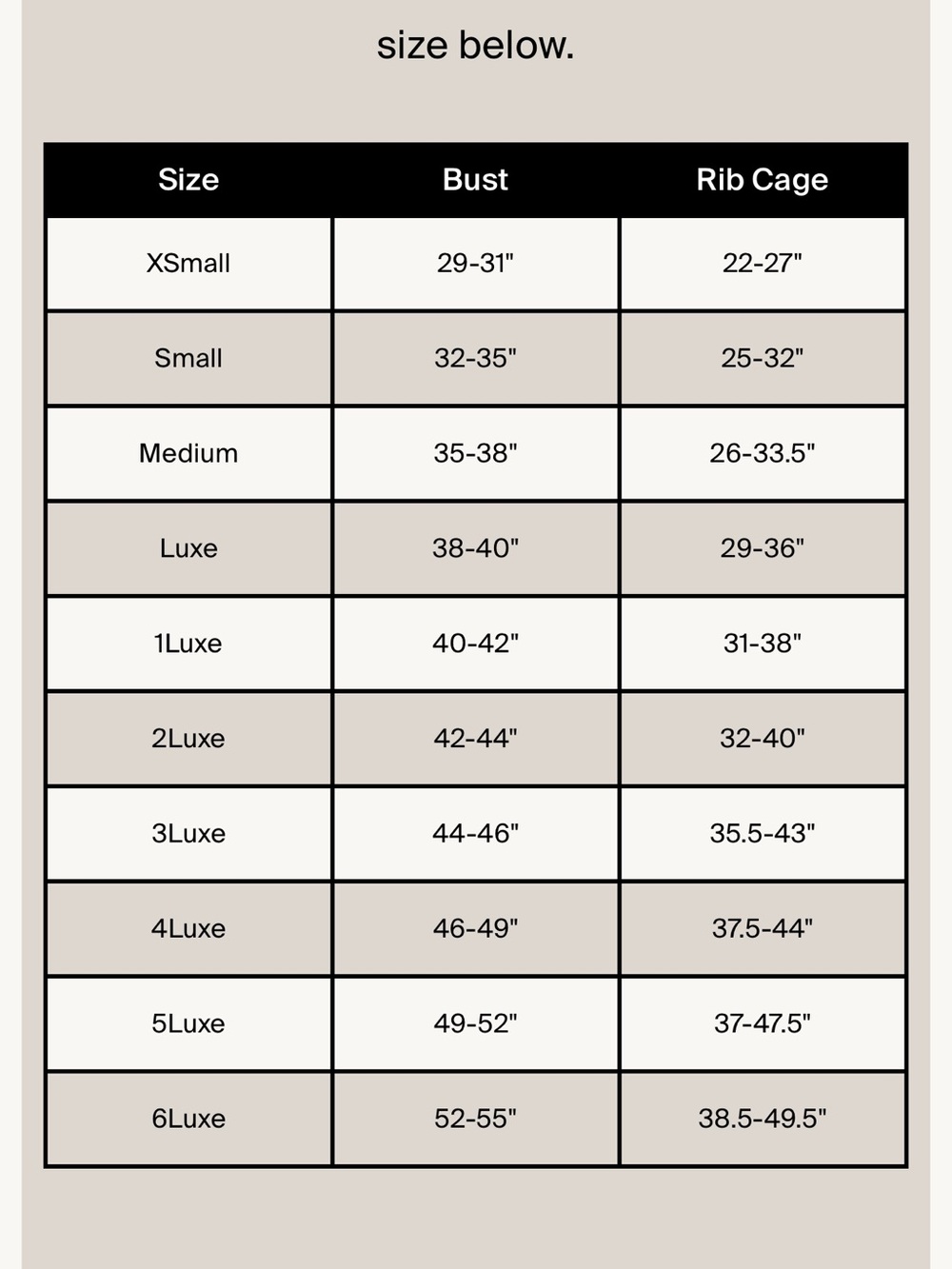 SHEFIT Black Support Sports Bra with Front Zipper 1Luxe see size chart included - Picture 5 of 5